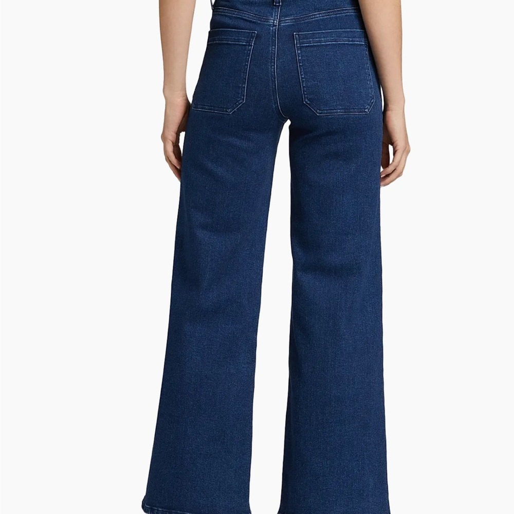Frame Le Slim Palazzo Jeans with Front patch pockets 26 - Picture 4 of 11